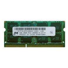 Micron MT16JSF51264HZ-1G4D1 | 4GB DDR3-1333MHz PC3-10600 Non-ECC Unbuffered SODIMM CL9 2Rx8 1.5V 204-Pin Memory Module 