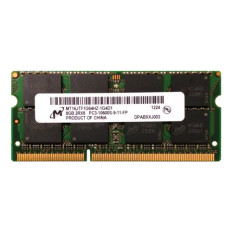 Micron MT16JTF1G64HZ-1G4D1 | 8GB DDR3-1333MHz PC3-10600 Non-ECC Unbuffered SODIMM CL9 2Rx8 1.5V 204-Pin Memory Module 