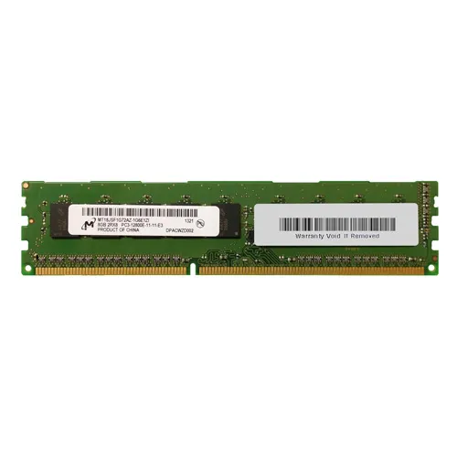 MT18JSF1G72AZ-1G6E1ZI Micron 8GB DDR3-1600MHz UDIMM 2Rx8 CL11 Memory