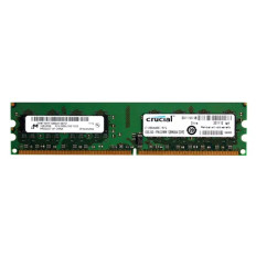 Micron MT16HTF12864AY-667G1 | 1GB DDR2-667MHz PC2-5300 Non-ECC Unbuffered UDIMM CL5 2Rx8 1.8V 240-Pin Memory Module 