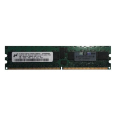Micron MT18HTF12872Y-40EB3 | 1GB DDR2-400MHz PC2-3200 ECC Registered RDIMM CL3 1Rx4 1.8V 240-Pin Memory Module 