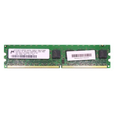 Micron MT18HTF12872AY-667D4 | 1GB DDR2-667MHz PC2-5300 ECC Unbuffered UDIMM CL5 2Rx8 1.8V 240-Pin Memory Module 