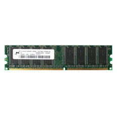 Micron MT16VDDT3264AG-335B4 | 256MB DDR-333MHz PC2700 Non-ECC Unbuffered UDIMM CL2.5 2Rx8 2.5V 184-Pin Memory Module 