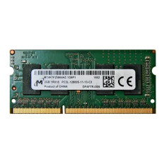Micron MT4KTF25664HZ-1G6P1 | 2GB DDR3-1600MHz PC3-12800 Non-ECC Unbuffered SODIMM CL11 1Rx16 1.35V 204-Pin Memory Module 