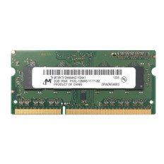 Micron MT8KTF25664HZ-1G6K1 | 2GB DDR3-1600MHz PC3-12800 Non-ECC Unbuffered SODIMM CL11 1Rx8 1.35V 204-Pin Memory Module 