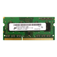 Micron MT8JTF25664HZ-1G6M1 | 2GB DDR3-1600MHz PC3-12800 Non-ECC Unbuffered SODIMM CL11 1Rx8 1.5V 204-Pin Memory Module 