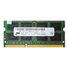 Micron MT16JSF25664HZ-1G4F1 | 2GB DDR3-1333MHz PC3-10600 Non-ECC Unbuffered SODIMM CL9 2Rx8 1.5V 204-Pin Memory Module 