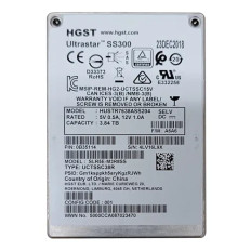 HGST HUSTR7638ASS204 | Ultrastar DC SS300 Series 3.84TB Triple-Level-Cell SAS 12Gb/s Read Intensive (ISE) 2.5-inch Solid State Drive