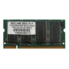 Asus 04-0016146F2 | 256MB DDR-333MHz PC2700 Non-ECC Unbuffered SODIMM CL2.5 1Rx8 2.5V 200-Pin Memory Module 