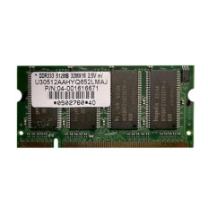 Asus 04-001616671 | 512MB DDR-333MHz PC2700 Non-ECC Unbuffered SODIMM CL2.5 2Rx8 2.5V 200-Pin Memory Module 