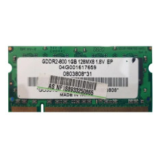Asus 04G001617659 | 1GB DDR2-800MHz PC2-6400 Non-ECC Unbuffered SODIMM CL6 2Rx8 1.8V 200-Pin Memory Module 