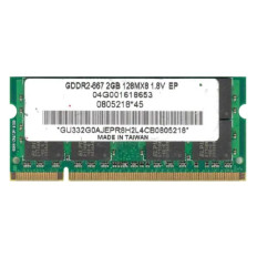 Asus 04G001618653 | 2GB DDR2-667MHz PC2-5300 Non-ECC Unbuffered SODIMM CL5 2Rx8 1.8V 200-Pin Memory Module 