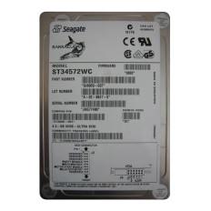 Seagate ST34572WC | BarraCuda 4XL 4.55GB 7200RPM Ultra Wide SCSI 512KB Cache (CE) 80-Pin 3.5-Inch Hard Drive