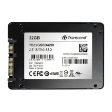 Transcend TS32GSSD420I | SSD420I 32GB Multi-Level Cell SATA 6Gb/s 2.5-Inch Solid State Drive