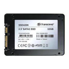 Transcend TS32GSSD420K | SSD420K 32GB Multi-Level Cell SATA 6Gb/s 2.5-Inch Solid State Drive