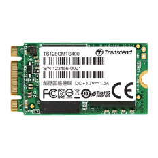 Transcend TS128GMTS400 | 128GB Multi-Level Cell SATA 6Gb/s M.2 2242 Solid State Drive