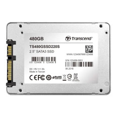 Transcend TS480GSSD220S | SSD220S 480GB Triple-Level-Cell SATA 6Gb/s 2.5-Inch Solid State Drive
