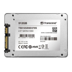 Transcend TS512GSSD370S | 512GB Multi-Level-Cell SATA 6Gb/s 2.5-Inch Solid State Drive