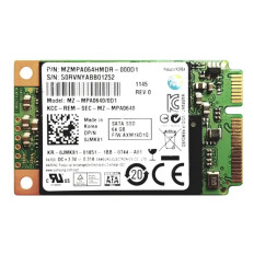 Samsung MZMPA064HMDR-000D1 | PM810 Series 64GB MLC SATA 3Gb/s mSATA Solid State Drive