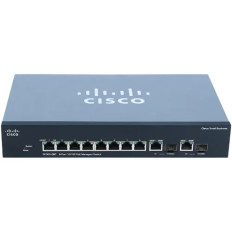 Cisco SRW208P-K9-EU | Small Business SRW208MP 8 x RJ-45 Ports PoE 10/100Base-TX + 2 x SFP Ports Layer 3 Managed Rack-mountable Fast Ethernet Network Switch