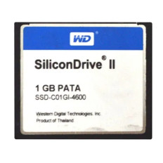 Western Digital SSD-C01GI-4600 | SiliconDrive II 1GB PATA CompactFlash Type I Solid State Drive