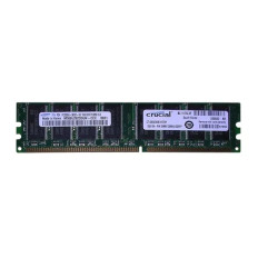 Crucial CT12864Z40B.K16TKY | 1GB DDR-400MHz PC3200 Non-ECC Unbuffered UDIMM CL3 2Rx8 2.5V 184-Pin Memory Module 
