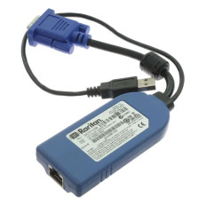 Raritan Inc. D2CIM-VUSB | 1 x Port RJ-45 To VGA 15Pin Cable Module