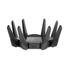 Asus GT-AX11000-Pro | ROG Rapture Next-Gen Tri-Band 2.4 GHz to 5 GHz 1 x RJ-45 2.5GB/s Port + 1 x RJ-45 10GB Port + 4 x RJ-45 1000Base-T Port 8 x External Antennas Wifi 6 Gaming Router