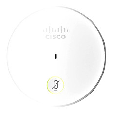 Cisco CS-MIC-TABLE-J= | Telepresence mini-phone 3.5 mm 4-pole 80 - 20000Hz 25 ft Cable Wired Table Microphone for Spark Room 55