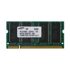 Samsung M470L1624FT0-CB3 | 128MB DDR-333MHz PC2700 Non-ECC Unbuffered SODIMM CL2.5 1Rx16 2.5V 200-Pin Memory Module 