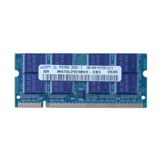 Samsung M470L2923BV0-CB3 | 1GB DDR-333MHz PC2700 Non-ECC Unbuffered SODIMM CL2.5 2Rx8 2.5V 200-Pin Memory Module 