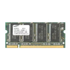 Samsung M470L3324BT0-CB0 | 256MB DDR-266MHz PC-2100 Non-ECC Unbuffered SODIMM CL2.5 1Rx16 2.5V 200-Pin Memory Module 