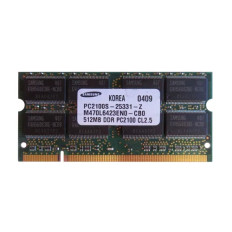 Samsung M470L6423EN0-CB0 | 512MB DDR-266MHz PC-2100 Non-ECC Unbuffered SODIMM CL2.5 2Rx8 2.5V 200-Pin Memory Module 