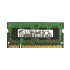 Samsung M470T2864QZ3-CE7 | 1GB DDR2-800MHz PC2-6400 Non-ECC Unbuffered SODIMM CL6 2Rx16 1.8V 200-Pin Memory Module 