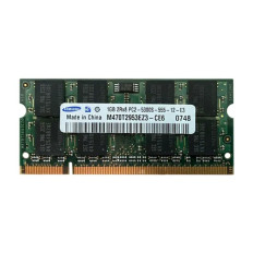 Samsung M470T2953EZ3-CE6 | 1GB DDR2-667MHz PC2-5300 Non-ECC Unbuffered SODIMM CL5 2Rx8 1.8V 200-Pin Memory Module 