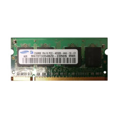 Samsung M470T3354BZ0-CD5DS | 256MB DDR2-533MHz PC2-4200 Non-ECC Unbuffered SODIMM CL4 1Rx16 1.8V 200-Pin Memory Module 