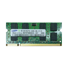 Samsung M470T5663EH3-CE7 | 2GB DDR2-800MHz PC2-6400 Non-ECC Unbuffered SODIMM CL6 2Rx8 1.8V 200-Pin Memory Module 