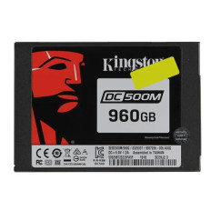 Kingston SEDC500M/960G | Data Center DC500M Series 960GB Triple-Level Cell SATA 6Gb/s 3D NAND Mixed Use (AES 256-bit Encryption) 2.5-Inch Enterprise Solid State Drive
