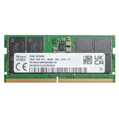 Hynix HMCG78MEBSA092NBA | 16GB DDR5-4800MHz PC5-38400 Non-ECC Unbuffered SODIMM CL40 1Rx8 1.1V 262-Pin Memory Module