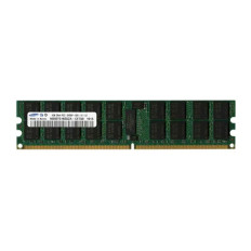 Samsung M393T5160QZA-CE7 | 4GB DDR2-800MHz PC2-6400 ECC Registered RDIMM CL6 2Rx4 1.8V 240-Pin Memory Module 