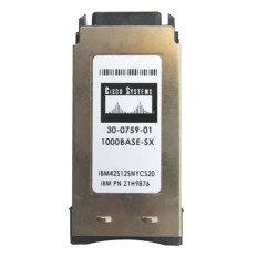Cisco 30-0759-01-2 | 1Gb/s 1000Base-SX Multi-Mode Fibre 850nm 550m Duplex SC Connector GBIC Transceiver Module
