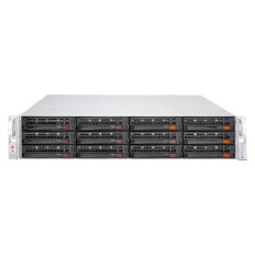 Supermicro 6028R-TDWNR | 2U LFF Server w/ 12x 3.5", Onboard SATA, Dual