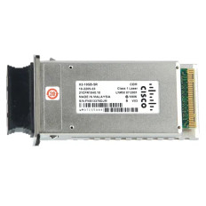 Cisco X2-10GB-SR-JTS | 10Gb/s 10GBase-SR Multi-mode Fiber 300m 850nm Duplex SC Connector X2 Transceiver Module for Catalyst 6500 Series Switches