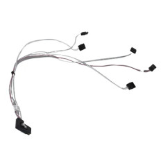 Supermicro CBL-SAST-0654 | MiniSAS to 4 SATA 52/42/41/51cm with Sidebar