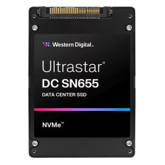 Western Digital 0TS2460 | 15.36TB UltraStar DC SN655 PCIe Gen4 NVMe 1.4 SE U.3 Internal Solid State Drive
