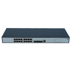 HP JE005AS | OfficeConnect 1910 Series 1910-16G 16 x RJ-45 10/100/1000Base-T and 4 x SFP (mini-GBIC) Ports Layer 3 Managed Gigabit Ethernet Network Switch