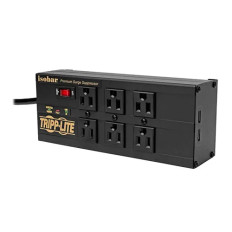 Tripp Lite IBAR6ULTRAUSBB | 120V 12A 2-Ports USB 6-Outlets NEMA 5-15P Surge Protector