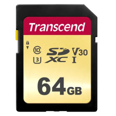 Transcend TS64GSDC500S-E | 64GB SDXC/SDHC Memory Card