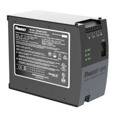Panduit UPS00100DC | UPS100 Series 100-Watts 24V DC RJ-45 Din Rail Mount UPS