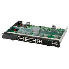 HP R0X42AR | Aruba 6400 24 x Ports 10GBase-T + 4 x Ports SFP56 RJ-45 Connector Expansion Module